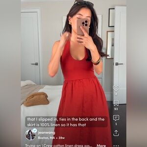 J. Crew Halter mixy dress